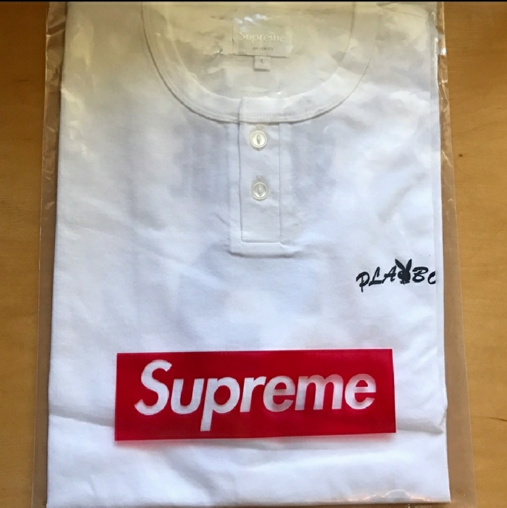 Supreme/Playboy Henley Top